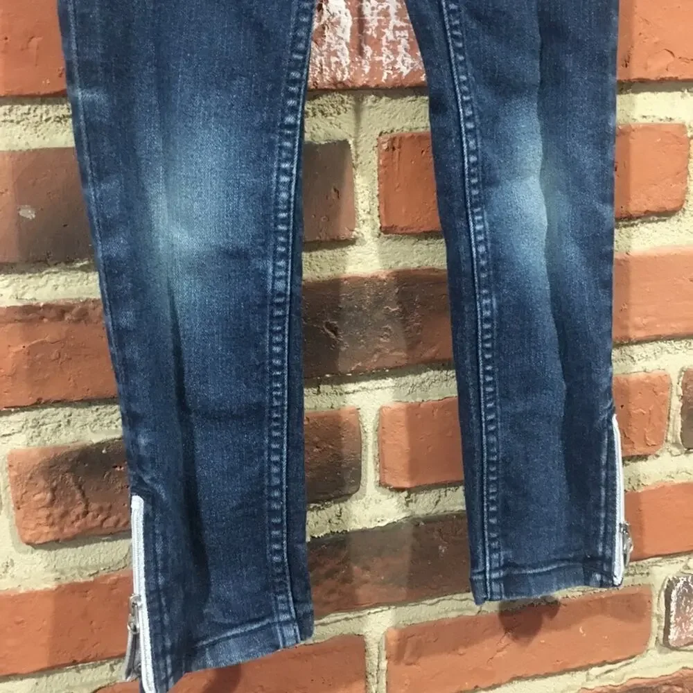 Gymboree Jeans 5 SLIM adjustable waist tabs Girls Skinny Jeans
